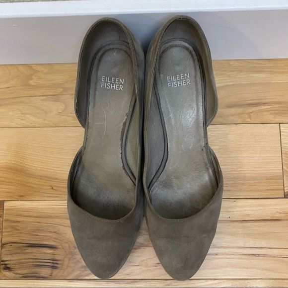 ❌SOLD!❌ Eileen Fisher Lily Half D’Orsay Wedge - Picture 4 of 8